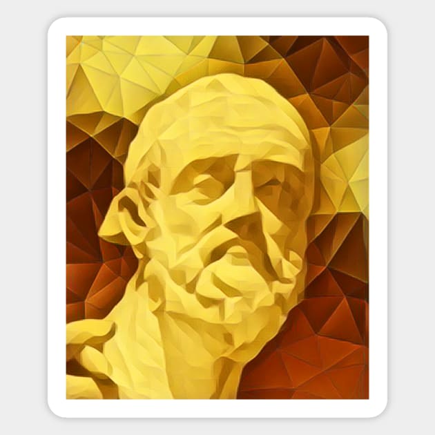 Polybius Golden Portrait | Polybius Artwork 9 Sticker by JustLit